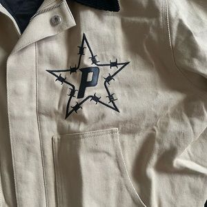 Pythia corduroy collar worker jacket NWOT